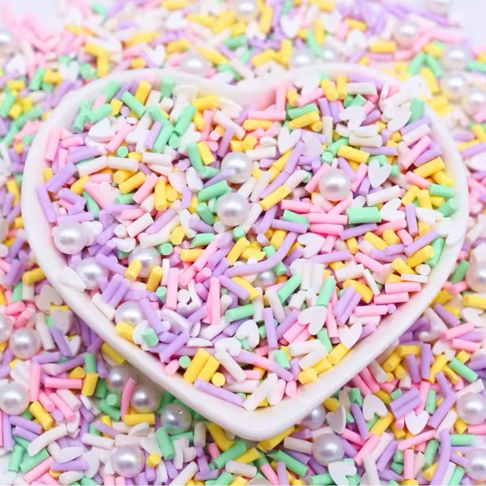Candy Polymer Clay Slices 1mm Thin Sprinkles for Slime Supplies DIY Crafting New